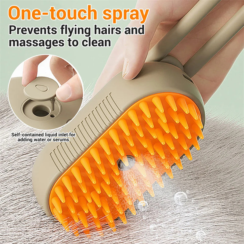Pet Steam Hair Brush