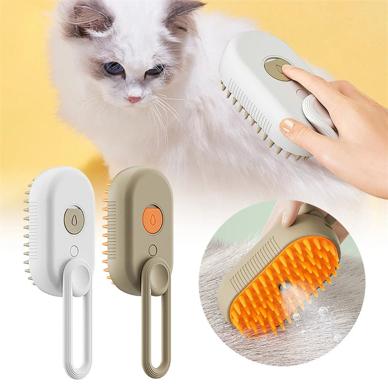 Pet Steam Hair Brush